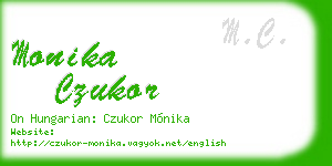 monika czukor business card