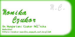 monika czukor business card